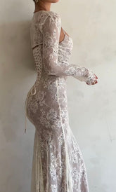 Lace Spaghetti Straps Party Dress Long Prom Dress, Formal Evening Gowns S6862