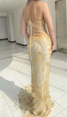 Pretty Sexy Mermaid Long Prom Dresses Formal Evening Dress S6788