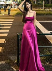 Sexy Party Dresses Satin Long Prom Dresses S5251