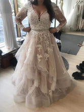 Plus Size Wedding Dresses Long Sleeves Bridal Gowns S6290