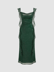 Elegant Green Shinny Evening Gown Formal Dresses Prom Dresses S6475