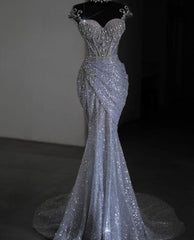 Luxurious formal Wedding Dresses Modest Mermaid Long Bridal Gowns Bridal Party Dresses S6326