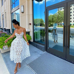 Stunning White Lace Prom Dresses Beautiful Gowns For Ladies S1220