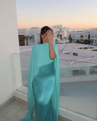 Sexy Tiffany Blue Evening Party Gown Long Prom Dress S6216