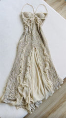 Elegant Long Prom Dress Women Sexy Sleeveless Evening Dresses S6166