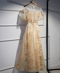 Tulle Lace Long Prom Dress, Formal Dress S5964