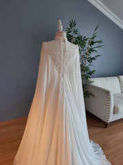 Muslim Wedding Party Gowns Long Wedding Dress For Women S6519
