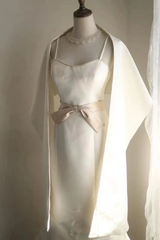 White halter-neck fitted bodycon fishtail long ball gown R6739