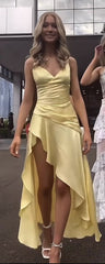 Yellow Prom Dresses,Evening Gown,Party Dresses,Formal Dress S3490