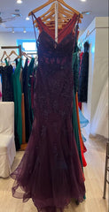 Mermaid/Trumpet long Prom Dresses S3529