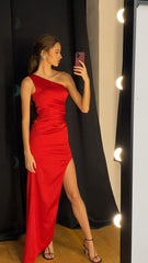 Red Prom Dresses Evening Gowns Formal Dress S2364