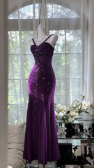 Lake blue halter-neck fitted waist bodycon long ball gown R6545