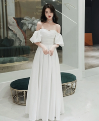 New long off shoulder women bridal wedding dress prom evening party gown S5435