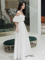 New long off shoulder women bridal wedding dress prom evening party gown S5435