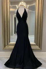 Mermaid Halter Long Prom Dress S5266
