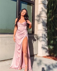 Spaghetti Straps Mermaid Evening Formal Long Prom Dresses S5189