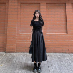 A-line Dress Women's Design Long Skirt women plus size S3466