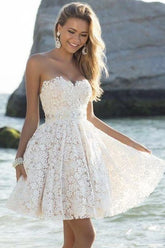 Short Homecoming Dress , Popular Short Prom Dress ,Short Wedding Dress S3140