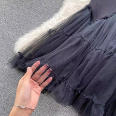 fairy dress knee-length knitted fishtail long skirt trendy S4547