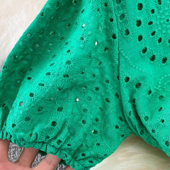 V-neck A-line dress elegant long skirt S4356