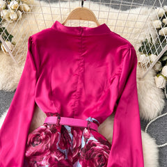 elegant dress for women elegant lady dress long skirt S4508