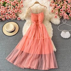 backless dress beach dress elegant long skirt S4353