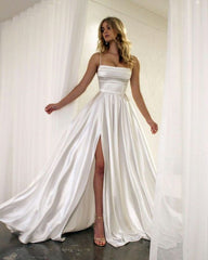 Long Prom Dresses With Split Bridesmaid Dresses S3831