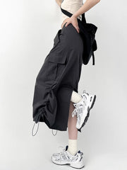 Workwear skirt, long autumn skirt, long skirt S3415