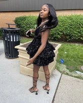 Gorgeous Black Short Homecoming Dress Party Dress S2889
