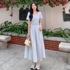 A-line Dress Women's Design Long Skirt women plus size S3466