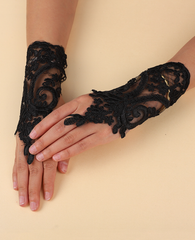Retro Halloween European and American bride wedding dress annual meeting performance sleeves S6268