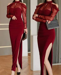 Red Long Prom Dresses Formal Evening Dresses S2226