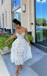 Stunning White Lace Prom Dresses Beautiful Gowns For Ladies S1220
