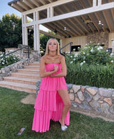 Pink Prom dress, Evening dresses, Party dress S980