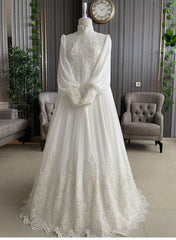 White wedding dress Long prom dress Evening Party Dress S1183