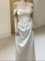 Elegant Evening Gowns Off Shoulder Long Prom Dress S7215