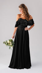 Kennedy Blue Allison Luxe Satin Bridesmaid Dress