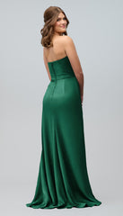 Kennedy Blue Audrey Luxe Satin Bridesmaid Dress