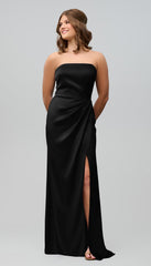 Kennedy Blue Audrey Luxe Satin Bridesmaid Dress