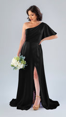 Kennedy Blue Blake Luxe Satin Bridesmaid Dress
