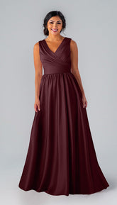 Kennedy Blue Brittany Luxe Satin Bridesmaid Dress