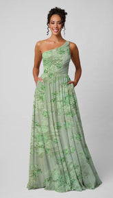 Kennedy Blue Athena Platinum Bridesmaid Dress