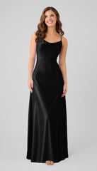 Kennedy Blue Miller Luxe Satin Bridesmaid Dress