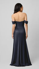 Kennedy Blue Milo Luxe Satin Bridesmaid Dress