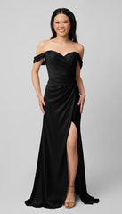 Kennedy Blue Milo Luxe Satin Bridesmaid Dress