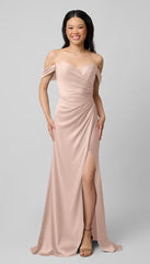 Kennedy Blue Milo Luxe Satin Bridesmaid Dress