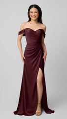 Kennedy Blue Milo Luxe Satin Bridesmaid Dress