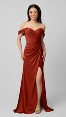 Kennedy Blue Milo Luxe Satin Bridesmaid Dress
