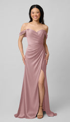 Kennedy Blue Milo Luxe Satin Bridesmaid Dress