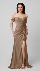 Kennedy Blue Milo Luxe Satin Bridesmaid Dress